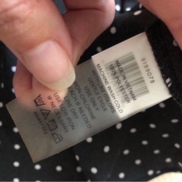 Vince Camuto Black and White Polka Dot Blouse - Picture 2 of 7